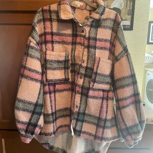 POL Multicolor Fleece Jacket